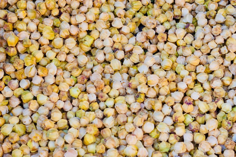 A basket of Gu Niang Guo (Ground Cherry)